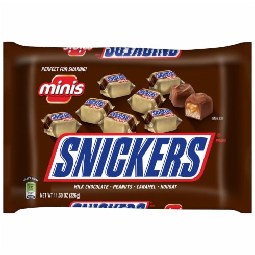 Snickers Mini Size Milk Chocolate Candy Bars Bag, 40 oz - Fry's Food Stores