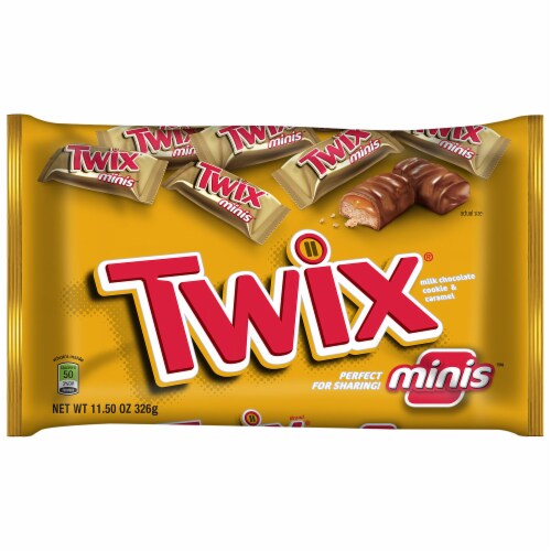 Twix Minis Milk Chocolate Cookie & Caramel Bars, 11.5 oz - Kroger