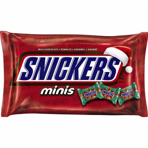 Snickers Minis Milk Chocolate Candy Bars Perspective: front