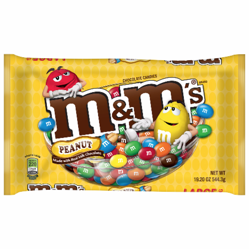 M&M'S Peanut Chocolate Candy Bag, 19.2-oz. Bag - Kroger