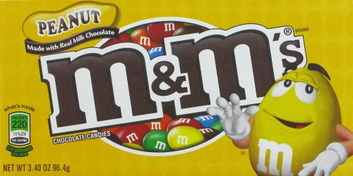 M&M's Peanut Milk Chocolate Candies Theater Box, 3.4 oz - Fry's Food Stores