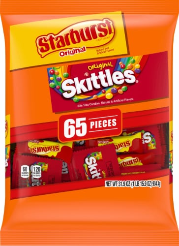 M&M's, Skittles and More Candy Bars, Variety Pack, Full Size, 30-count