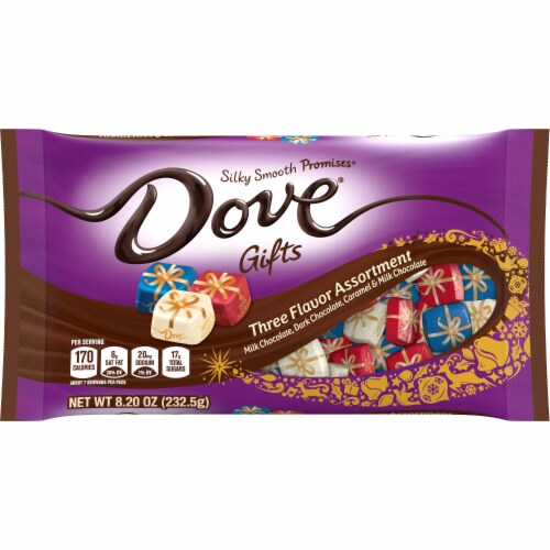 Dove Promises Christmas Assorted Chocolate Candy Gift Bag Perspective: front