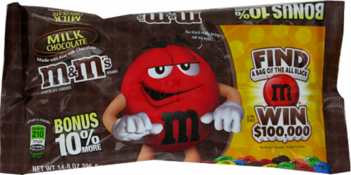 red m&m bag