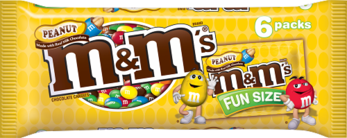 Peanut M&Ms Milk Chocolate - Fun Size Treat Packs 