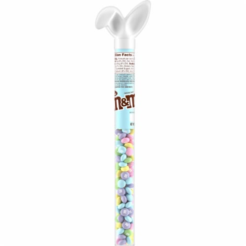 M&M'S Easter Milk Chocolate Candy Bunny Cane Perspective: front