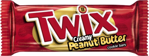 Twix Creamy Peanut Butter Cookie Bars Perspective: front