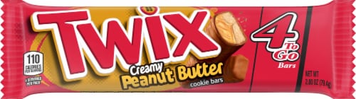 Twix Creamy Peanut Butter Cookie Bars Perspective: front
