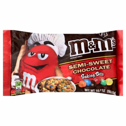 M&M's Semi Sweet Baking Bits Perspective: front