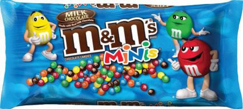  M&M'S Milk Chocolate MINIS Candy Sharing Size 10.1-Ounce Bag  (Pack of 8) : Grocery & Gourmet Food