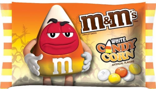 M&M's Halloween White Candy Corn Chocolate Candy Bag, 8 oz - Fry's