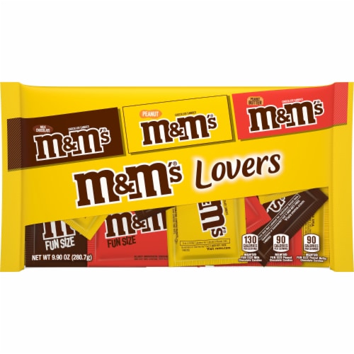 M&M'S Fun Size Milk Chocolate Candy Variety Pack Bulk Candy Bag