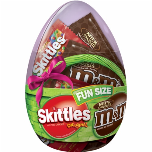 M&M's Chocolate Candies Easter Egg Hunt Fun Size Variety Mix 30.14 Ounce Bag, Non Chocolate Candy