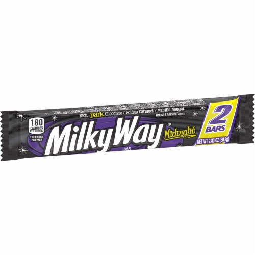 Milky Way® Midnight Bar Perspective: front