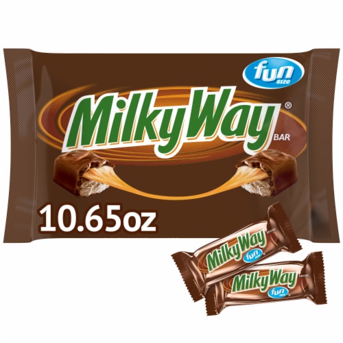 MILKY WAY Milk Chocolate Fun Size Candy Bars, 3.36 oz Bag (Pack of 6)