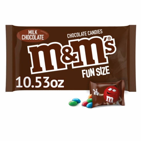 M&M'S Fun Size Milk Chocolate Candy Variety Pack Bulk Candy Bag,  55ct/30.35oz - Kroger