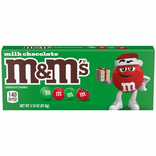 M&M's Milk Chocolate with Minis Christmas Chocolate Bar, 4 oz - Kroger