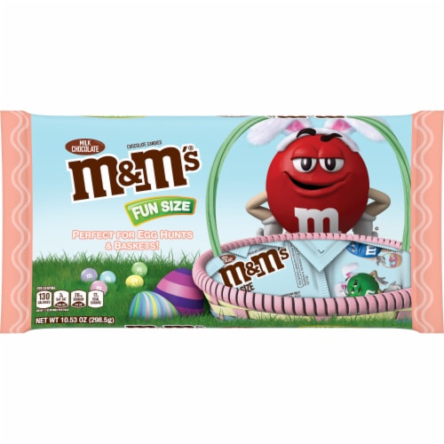 M&M's Chocolate Candies, Milk Chocolate, Fun Size 10.53 Oz