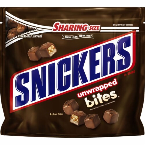 Snickers Bites Size Chocolate Candy Bars Sharing Size, 9.1 oz - Foods Co.