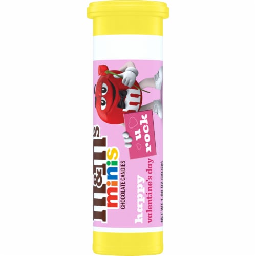 M&M'S Minis Valentines Day Milk Chocolate Candy Tube, 1.08 oz - Kroger