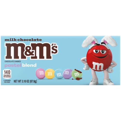 M&M'S Milk Chocolate Candy Movie Theater Box, 3.10 Ounce (Pack of 12)