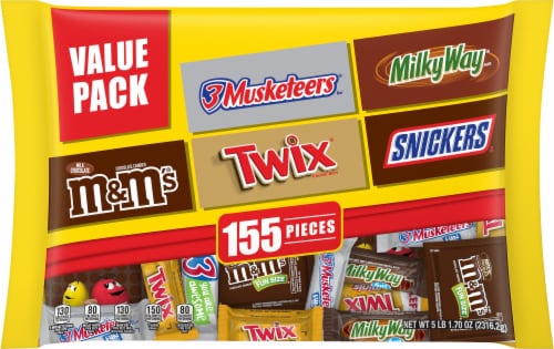 MARS Chocolate Bars Favorites Variety Mix Perspective: front