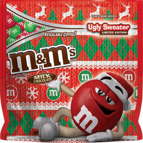 m&m christmas milk