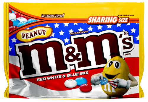 M&M's® Red White & Blue Milk Chocolate Candies, 38 oz - Kroger