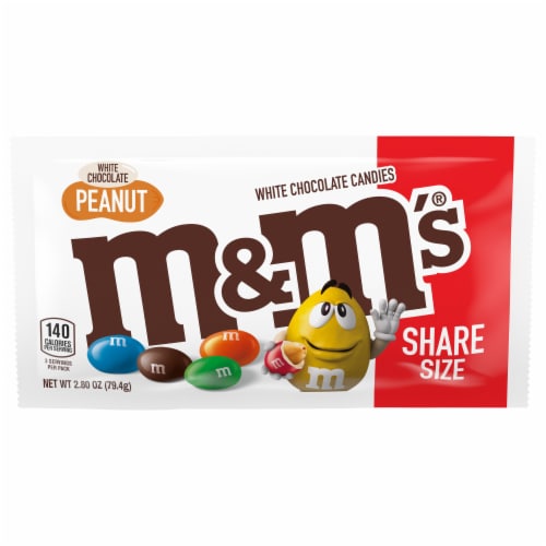 M&M's Peanut White Chocolate M&Ms, 2.8 oz - Harris Teeter