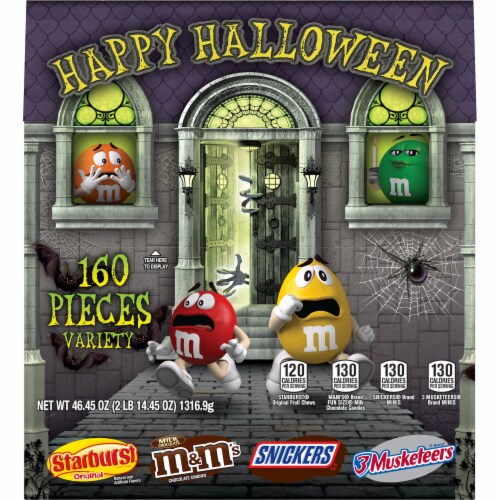 Mars Happy Halloween Haunted House Candy Variety Pack Perspective: front
