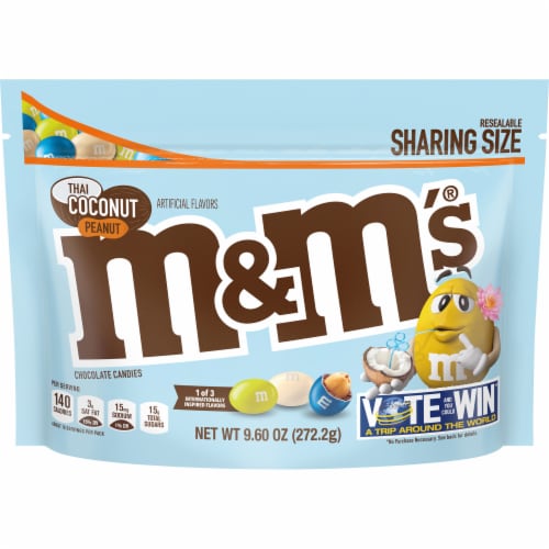 M&M's Chocolate Candies, Peanut Butter, Sharing Size - 9.60 oz