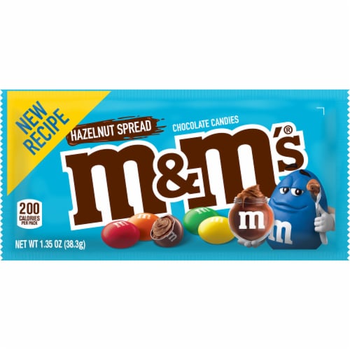 M&M's Hazelnut Spread Chocolate Candies Perspective: front