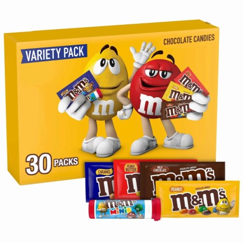 M&M'S Fun Size Milk Chocolate Candy Variety Pack Bulk Candy Bag