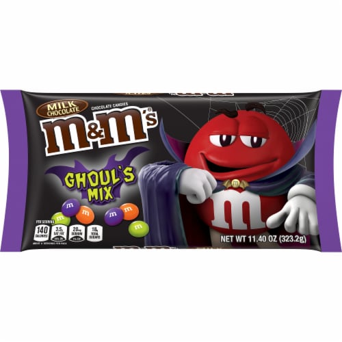 M&M'S Peanut Milk Chocolate Ghoul's Mix Chocolate Halloween Candy