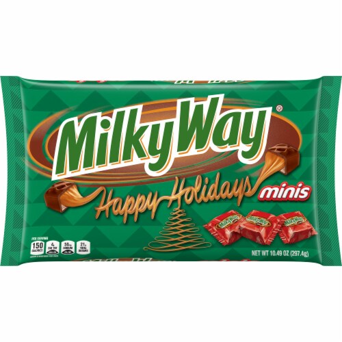 MILKY WAY Minis Size Chocolate Christmas Candy Perspective: front