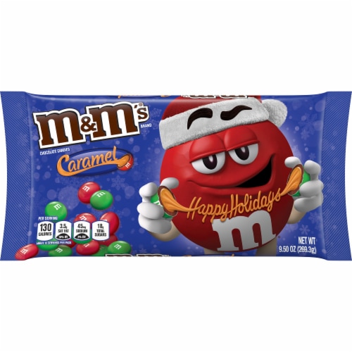 M&M's Red White & Blue Mix Caramel Chocolate Candies Sharing Size, 9.6 oz -  Kroger