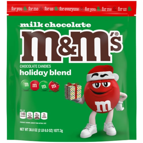 M&M'S Christmas Gift Milk Chocolate Candy Bag, 38 oz - Ralphs