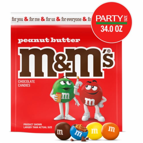 M&M's Peanut Butter Fun Size Packs Chocolate Candies, 3.68 oz - Food 4 Less