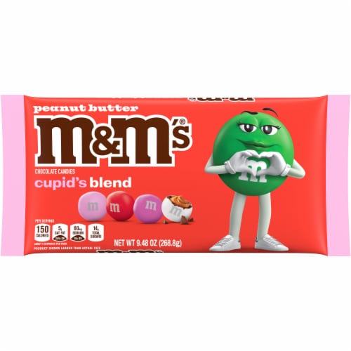 M M S Valentine s Day Peanut Butter Milk Chocolate Candy 9.48 oz