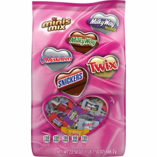 Mars Valentine Minis Mix Stand Up Pouch Perspective: front