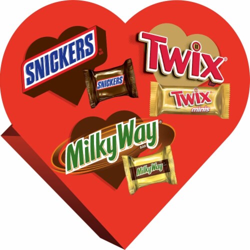Mars Mixed Miniatures Valentine Heart Gift Box Perspective: front