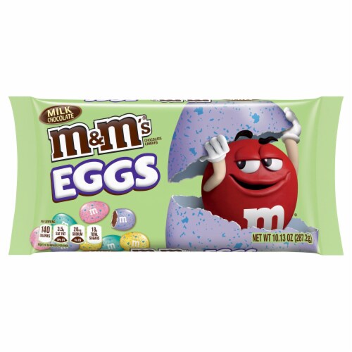 M&M'S Easter Eggs Milk Chocolate Candy Assortment Bag Perspective: front