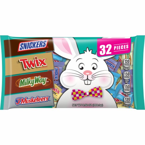 Mars Assorted Miniature Chocolate Easter Candy Mix Perspective: front