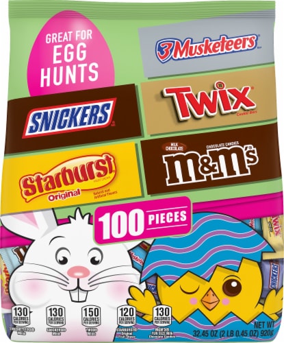 Mars Milk Chocolate Easter Candy Variety Mix Perspective: front