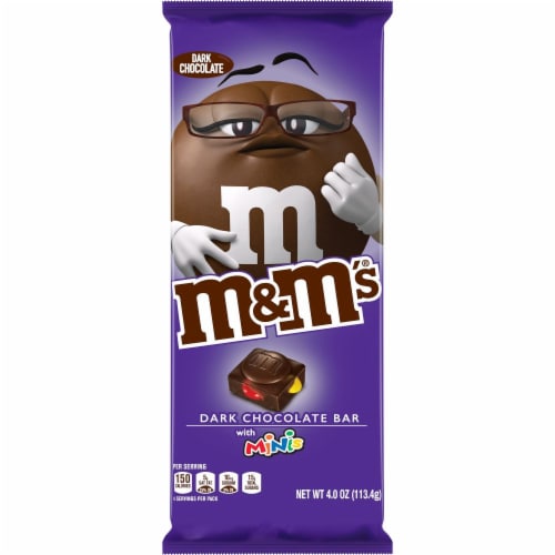 M&M's Dark Chocolate Bar with Minis, 4 Oz.