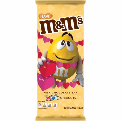 M&M's Minis & Peanuts Milk Chocolate Bar, 3.9 oz - Kroger