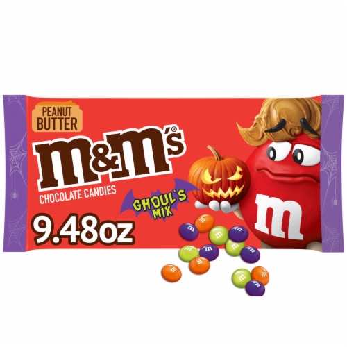 M&M's® Ghoul's Mix Peanut Butter Chocolate Halloween Candy, 9.48 oz - Fry's Food Stores