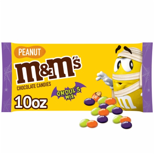 M&M'S Peanut Milk Chocolate Ghoul's Mix Chocolate Halloween Candy, 10oz - Fry's Food Stores