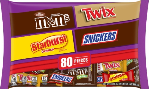 Mars Halloween Mixed Chocolate Candy Bag, 80 ct - Kroger