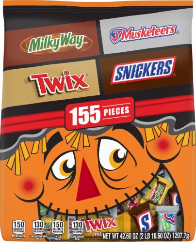 Mars Mixed Miniatures Halloween Stand Up Pouch Perspective: front